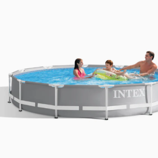Piscina Estructural Redonda Intex Prism Frame, 366 x 76 cm, 6.502 Litros
