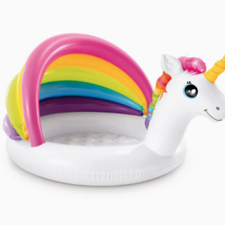 Piscina Inflable Infantil INTEX con Parasol Unicornio