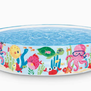 Piscina Infantil Rigida INTEX Ocean Play Snapset, Diseńos Surtidos, 183 x 38 cm, 958L