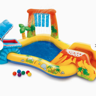 Piscina Centro de Juegos Inflable INTEX Dinosaurio