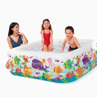 Piscina Inflable INTEX Sea Aquarium 159 x 159 x 50 cm, 340L
