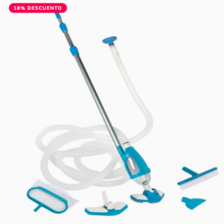 Kit de Mantenimiento Deluxe para Piscinas INTEX Con Mango Telescópico