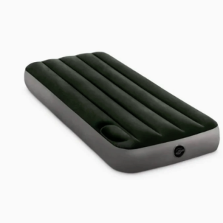 Colchón Inflable Twin 1 Plaza INTEX Downy Fiber-Tech con Inflador de Pie